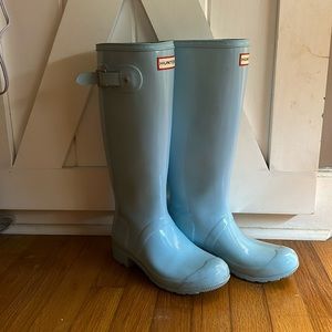 Tall hunter rain boots